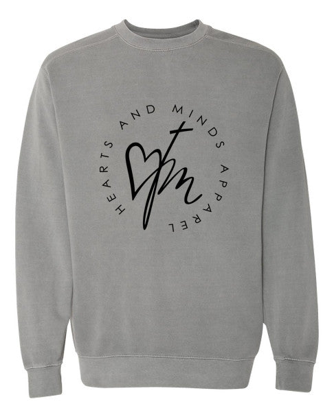 Hearts and Minds Logo Unisex Crewneck