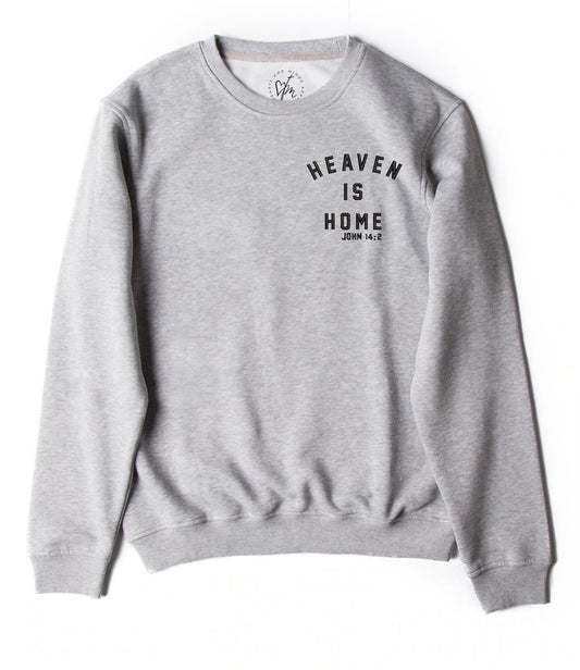 Heaven is Home Embroidered Unisex Crewneck