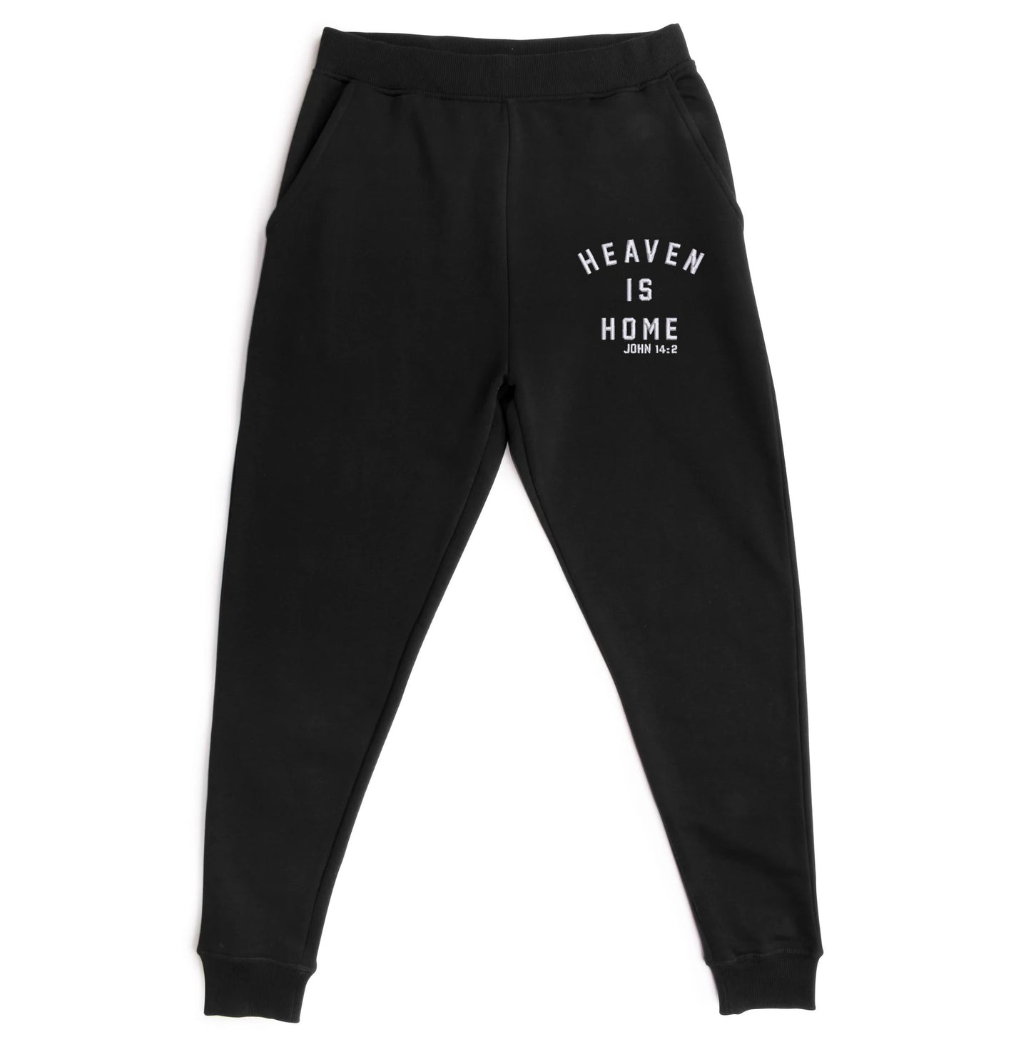 Heaven is Home Embroidered Unisex Joggers