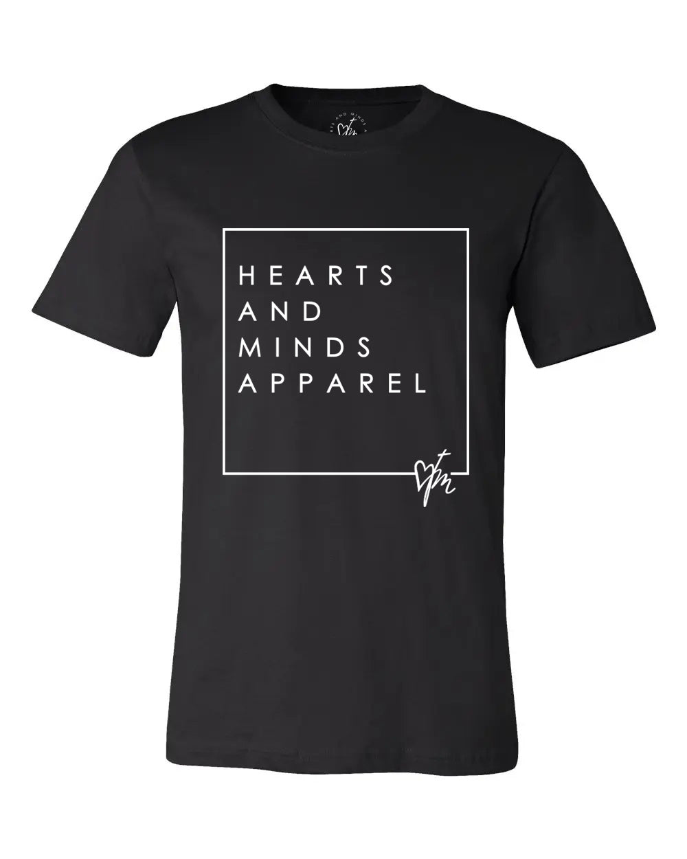 Hearts and Minds Logo Square Unisex T-Shirt